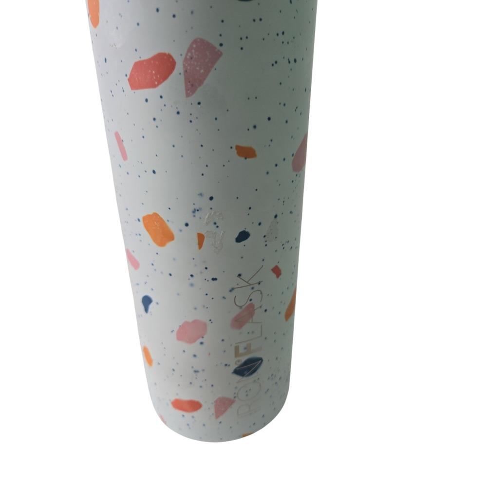Iron Flask Water Bottle Terrazzo‎ Print 40oz Stainless Steel Tumbler Black Lid - Picture 10 of 14